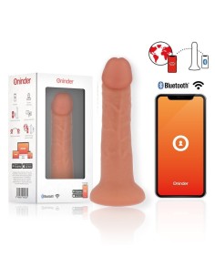 ONINDER - DILDO VIBRATORE PICCOLO BOGOTÁ 9 VELOCITÀ NATURALE 17.5 CM -O- 4 CM - APP GRATUITA 2