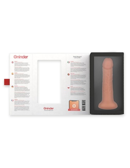 ONINDER - DILDO VIBRATORE PICCOLO BOGOTÁ 9 VELOCITÀ NATURALE 17.5 CM -O- 4 CM - APP GRATUITA