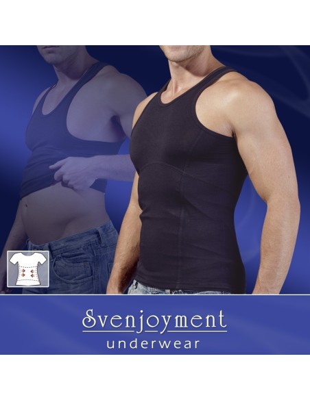 CANOTTA MODELLANTE E SNELLENTE \"BELLY\" NERA