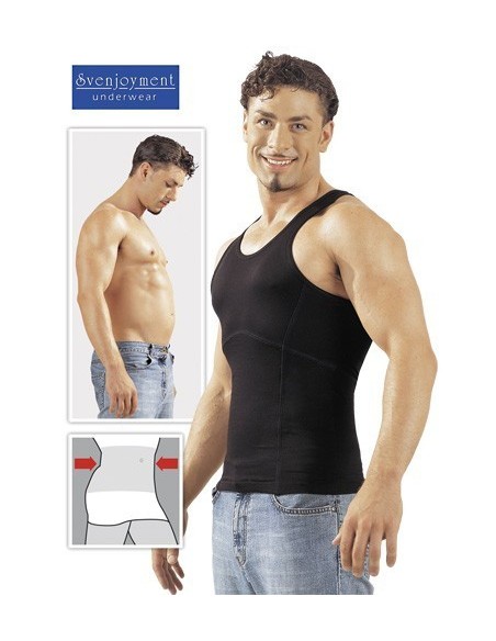 CANOTTA MODELLANTE E SNELLENTE \"BELLY\" NERA