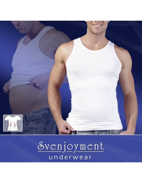 CANOTTA MODELLANTE E SNELLENTE \"BELLY\" BIANCA