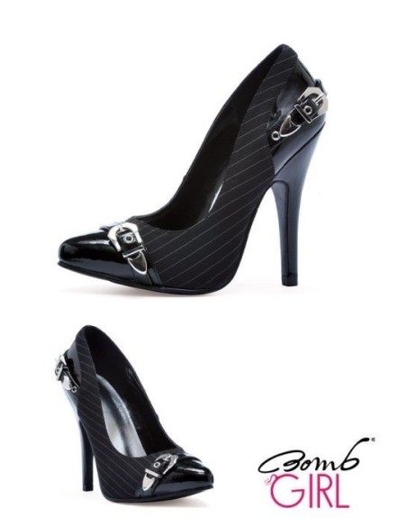 SCARPA EFFETTO GESSATO CON TACCHI A SPILLO “SUADELA BOMB”