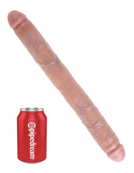 FALLO DOPPIO ULTRA REALISTICO PIPEDREAM \"KING COCK THICK DOUBLE DILDO\" - 44 CM