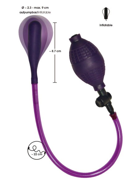 FALLO ANALE GONFIABILE BAD KITTY "ANAL BALLOON" VIOLA