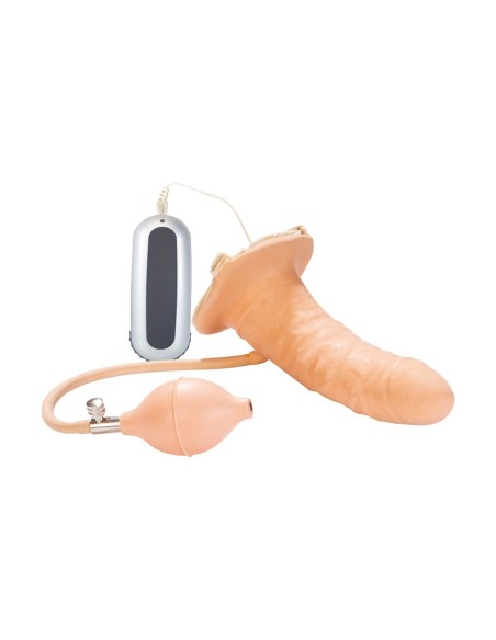 VIBRATORE STRAP-ON GONFIABILE - 18 CM