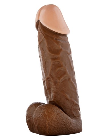 FALLO REALISTICO \"LATIN LOVER\" BROWN - 20 CM