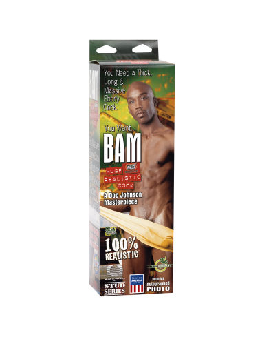 FALLO REALISTICO DOC JOHNSON \"BAM HUGE\" - 33 CM