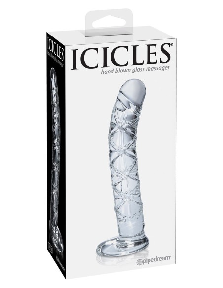 DILDO REALISTICO IN VETRO PIPEDREAM "ICICLES NO. 60"