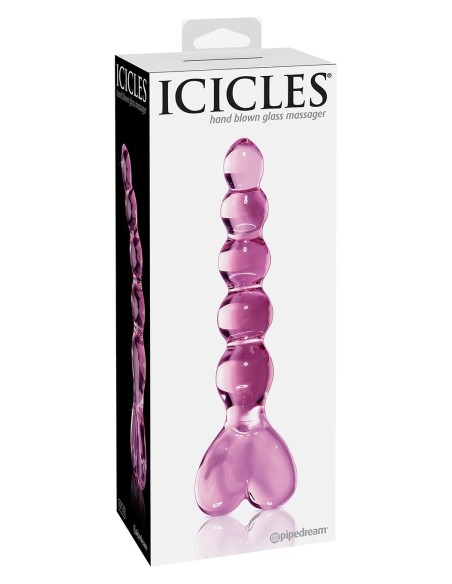 DILDO ANALE IN VETRO PIPEDREAM \"ICICLES NO. 43\"