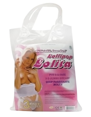 BAMBOLA GONFIABILE \"LOLITA LOLLIPOP\"