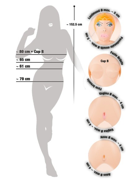 BAMBOLA GONFIABILE "FIRE"
