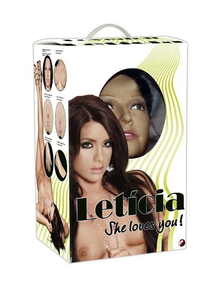 BAMBOLA GONFIABILE REALISTICA \"LETICIA\"