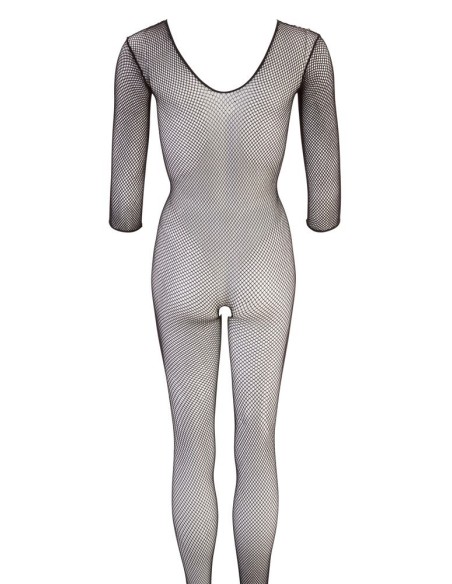 CATSUIT IN RETE NERA CON APERTURA - TAGLIA UNICA