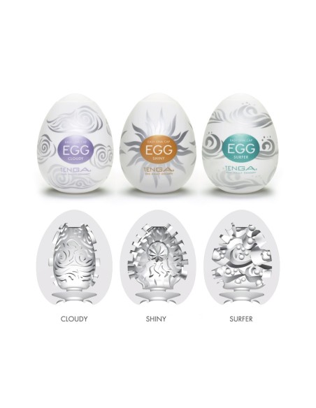 MASTURBATORE TENGA EGG \"SHINY\"