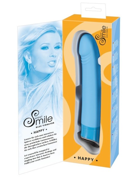 VIBRATORE 7 MODALITA' "HAPPY" AZZURRO