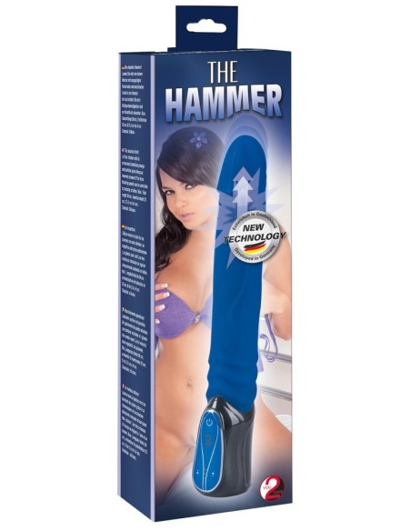 VIBRATORE HI-TECH "HAMMER" BLU
