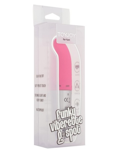 MINI VIBRATORE STIMOLATORE PUNTO G "FUNKY VIBERETTE" ROSA