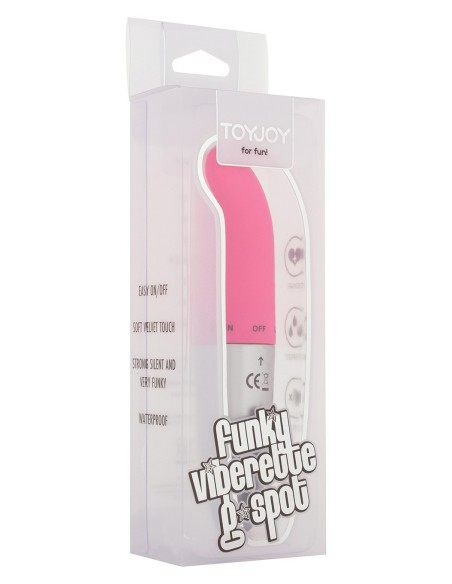MINI VIBRATORE STIMOLATORE PUNTO G "FUNKY VIBERETTE" ROSA