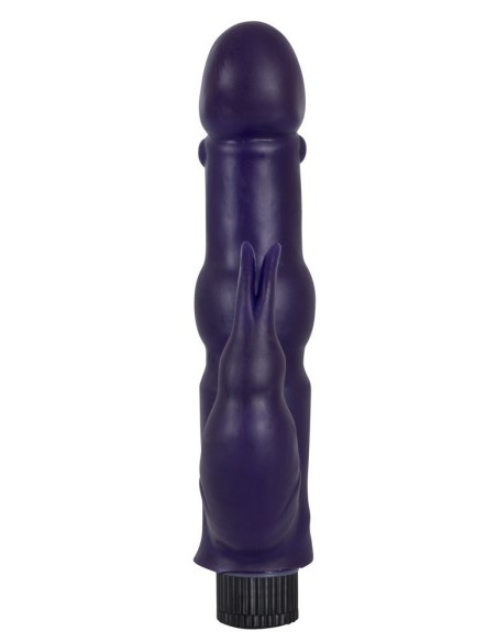 VIBRATORE JELLY CON STIMOLATORE CLITORIDEO BIGGI "LUSTBUNNY"