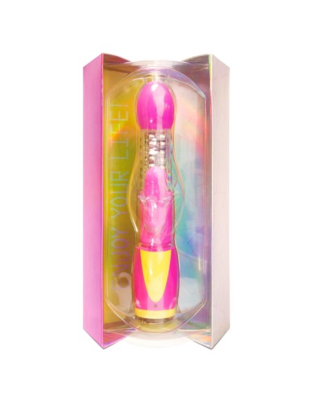 VIBRATORE RABBIT MULTIFUNZIONE ROTANTE \"ULTRAZONE SUPER GIRL\" - 24 CM