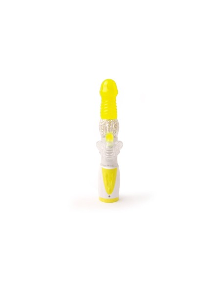 VIBRATORE RABBIT CON PERLE ROTANTI \"ULTRAZONE WONDER GIRL\" - 23.5 CM