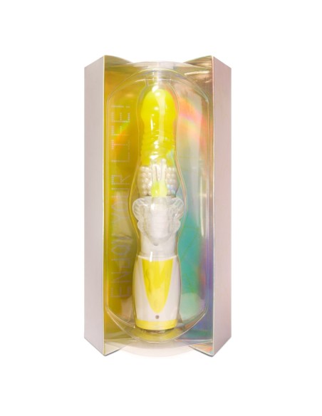 VIBRATORE RABBIT CON PERLE ROTANTI \"ULTRAZONE WONDER GIRL\" - 23.5 CM