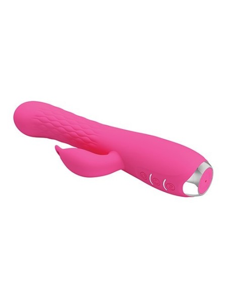 VIBRATORE RABBIT CON ROTAZIONE - PRETTY LOVE MOLLY - PINK