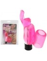 VIBRATORE FINGER CON STIMOLATORE CLITORIDE "RABBIT VIBE"