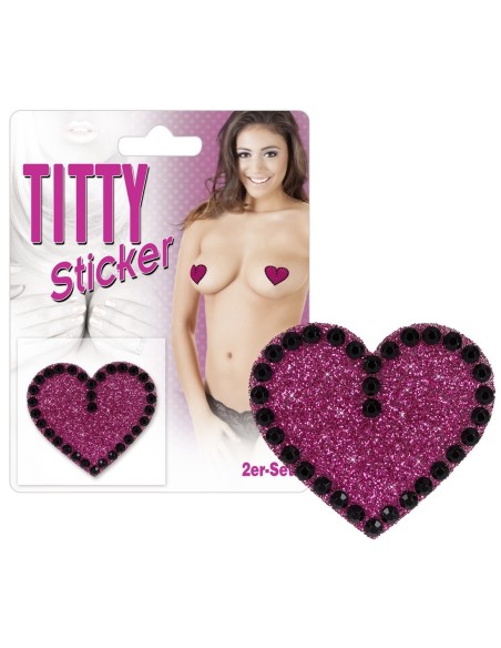 COPRICAPEZZOLI ADESIVI FORMA CUORE "TITTY STICKER"