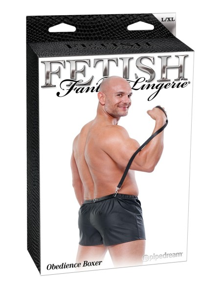 BOXER UOMO CON GUINZAGLIO PIPEDREAM \"OBEDIENCE BOXER\" - L/XL