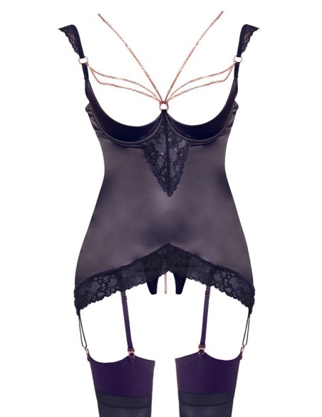 COMPLETO INTIMO BASQUE ALBERTA FINA - COLORE NERO