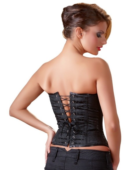 CORSETTO VITTORIANO CON REGGICALZE RIMOVIBILE