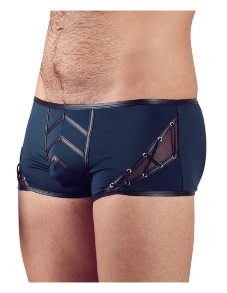 BOXER UOMO CON ALLACCIATURA DECORATIVE "NEK" COLORE BLU