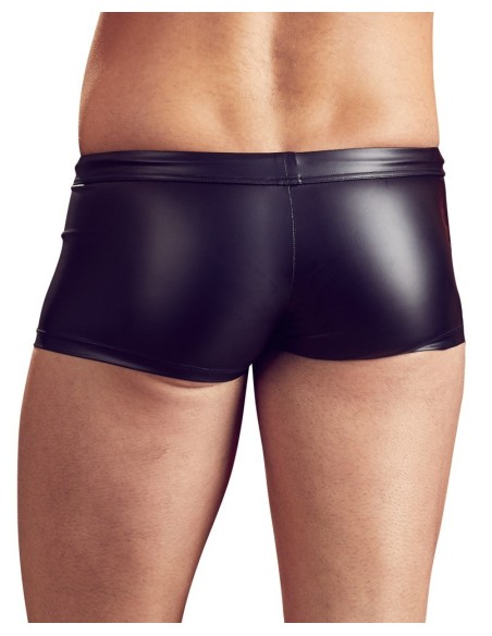BOXER UOMO ELASTICIZZATI CON ZIP E TASCA "NEK" COLORE NERO