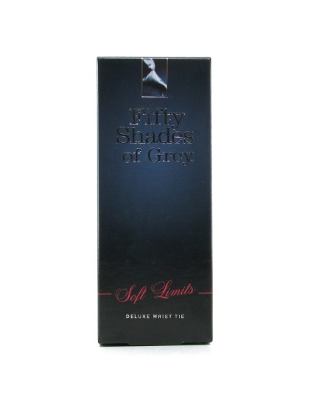 CRAVATTA LEGA POLSI O CAVIGLIE IN RASO 50 SFUMATURE DI GRIGIO "LIMITI SOFT"