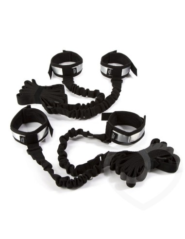 SET BONDAGE COSTRITTIVO MANI E PIEDI 50 SFUMATURE DI GRIGIO "COMPLETAMENTE SUA"