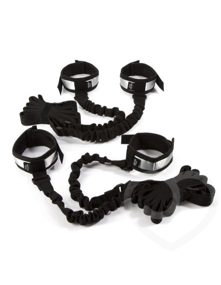 SET BONDAGE COSTRITTIVO MANI E PIEDI 50 SFUMATURE DI GRIGIO "COMPLETAMENTE SUA"