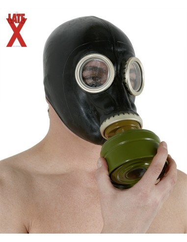 MASCHERA ANTIGAS IN LATTICE CON FILTRO "LATEX GAS MASK"