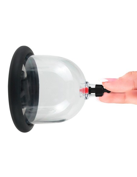 SET COPPETTAZIONE FETISH FANTASY CON POMPA A VUOTO - 6 COPPETTE DIVERSE MISURE