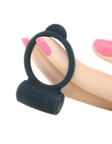 ANELLO FALLICO VIBRANTE 50 SFUMATURE DI GRIGIO "TUO E MIO"