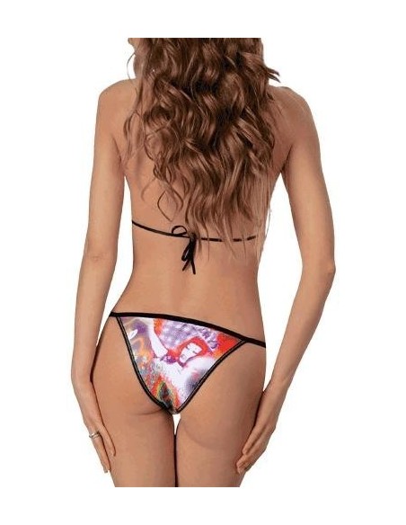 COORDINATO FANTASIA REGGISENO E MINI SLIP \"EROS VENEZIANI\"