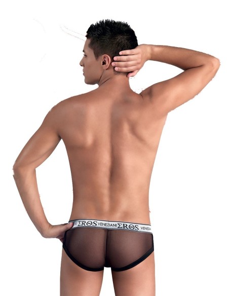 SLIP UOMO CON RETRO SEMITRASPARENTE \"EROS VENEZIANI\"